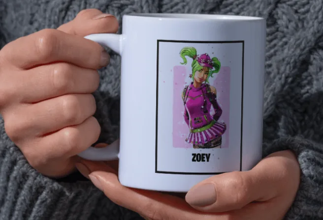 KUBEK FORTNITE zoey - na prezent - dla gracza - WARIANTY