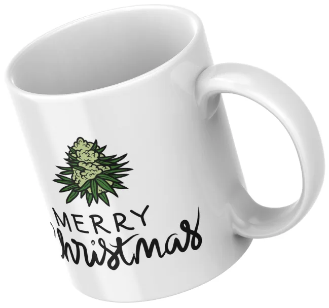 kubek MARIHUANA na ŚWIĘTA CHOINKA - WYSOKA JAKOŚĆ - obrazek 4
