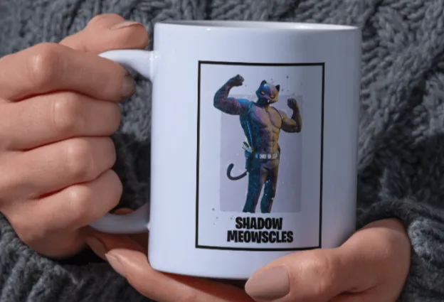 KUBEK FORTNITE shadow meowscles - na prezent - dla gracza - WARIANTY