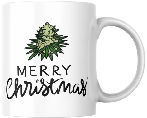 kubek MARIHUANA na ŚWIĘTA CHOINKA - WYSOKA JAKOŚĆ