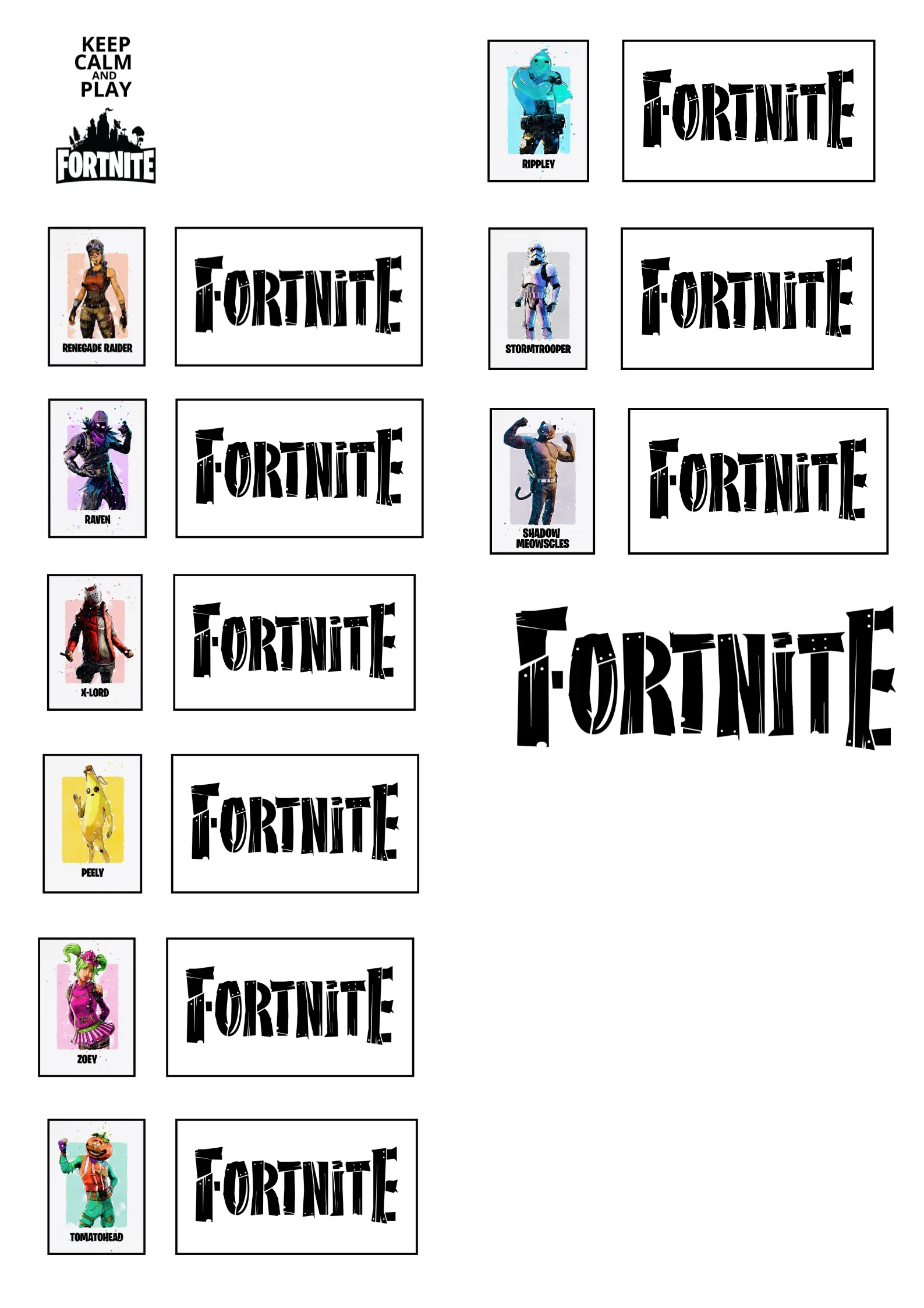 KUBEK FORTNITE x-lord - na prezent - dla gracza - WARIANTY - obrazek 5
